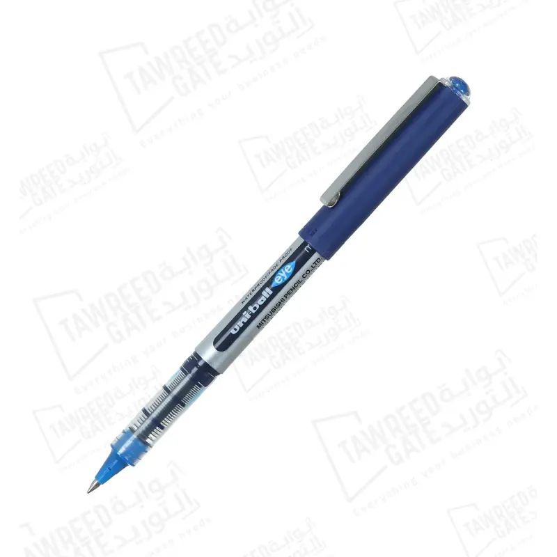 قلم حبر بكرة دوارة يوني بول آي فاين UM-150 0.7 مم ازرق (الباكيت 12قطعة)
