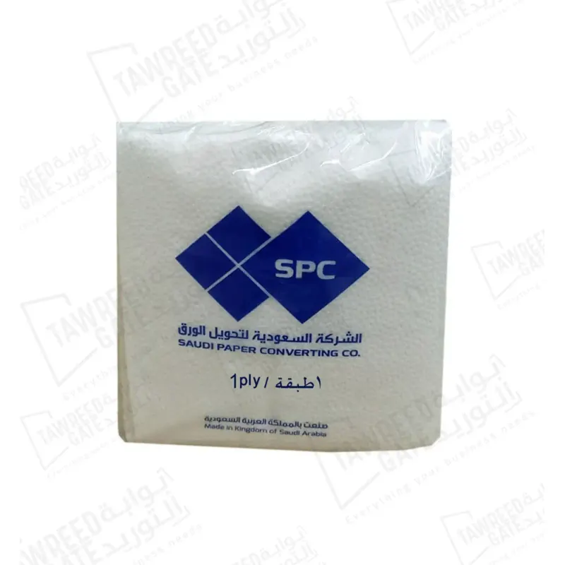 برو مناديل طاولة الطعام (طبقة واحدة 28سم / الباكت 100 شيت)(كرتونة 40 باكت)