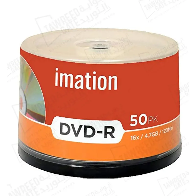 إيميشن قرص مضغوط قابل للتسجيل DVD-R 4.7 GB 16X الباكيت 50 قرص