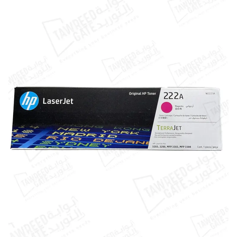 عبوة حبر اتش بي ليزرجيت (W2223A) 222A أرجواني